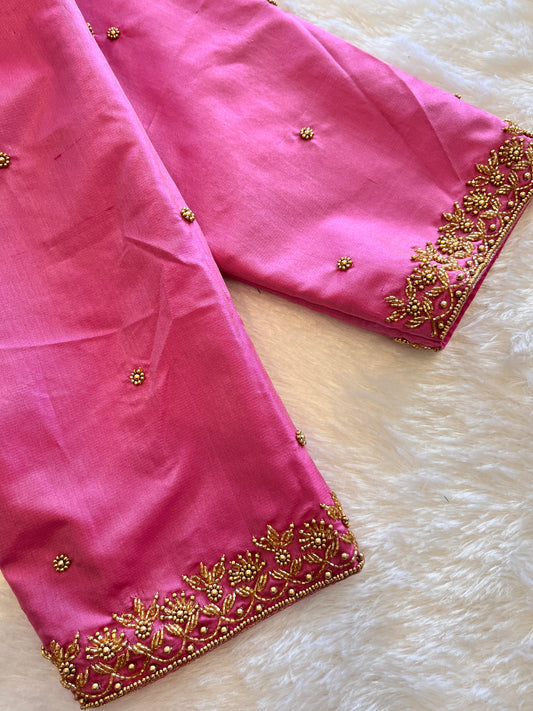 Baby Pink party wear blouse